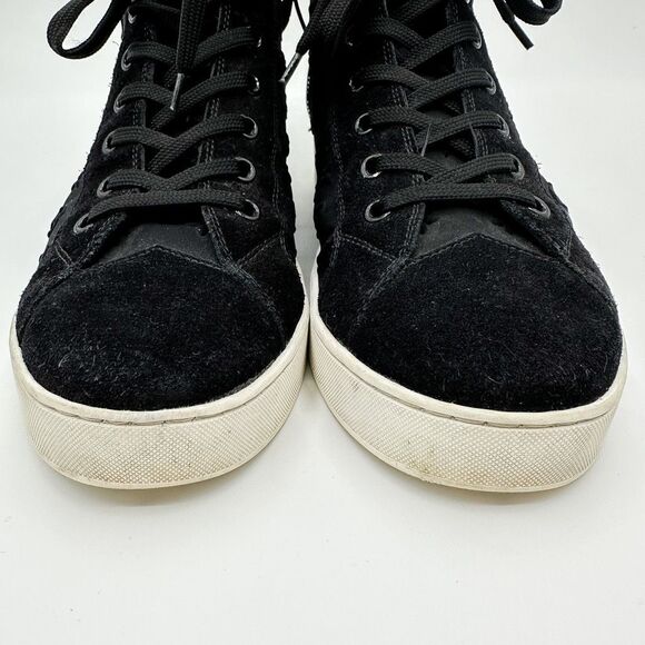 Louis Vuitton Monogram Hightop Stellar Black Sneaker Size 39, 9 - Picture 3 of 13